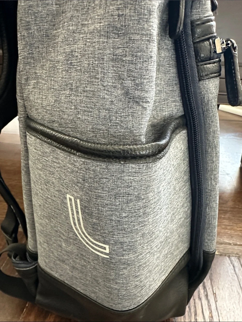 Lole Heather Blue-Grey Convetible Laptop Tote